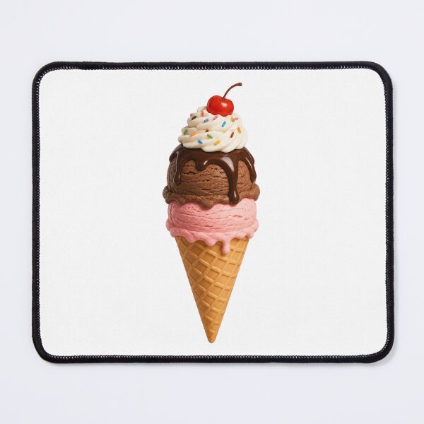 Item preview, Cute Ice Cream Cone Chocolate Strawberry Summer Sweet designed and sold by Seculinator.