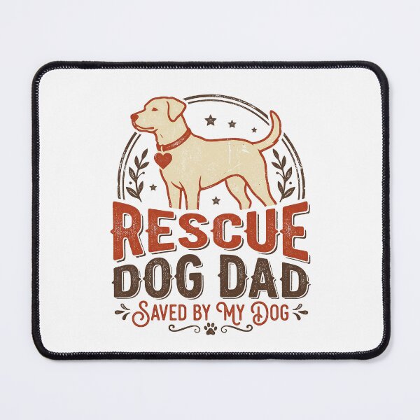 Item preview, Rescue Dog Dad Shirt | Adopted Dog Father Gift - Save A Dog Love designed and sold by Osmose-Studio.
