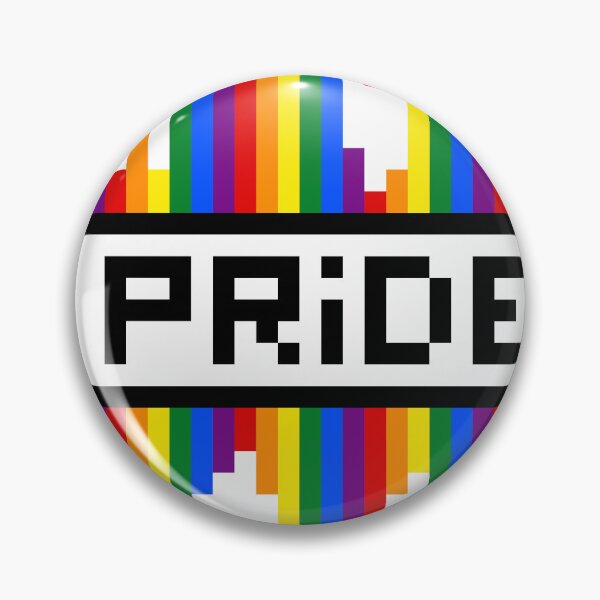 Item preview, PRIDE — Pixel Art LGBTQ Word | Retro 8-Bit Pride Month Typography designed and sold by Mouremandier.