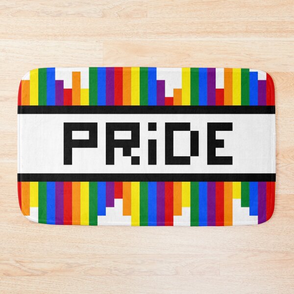 Item preview, PRIDE — Pixel Art LGBTQ Word | Retro 8-Bit Pride Month Typography designed and sold by Mouremandier.