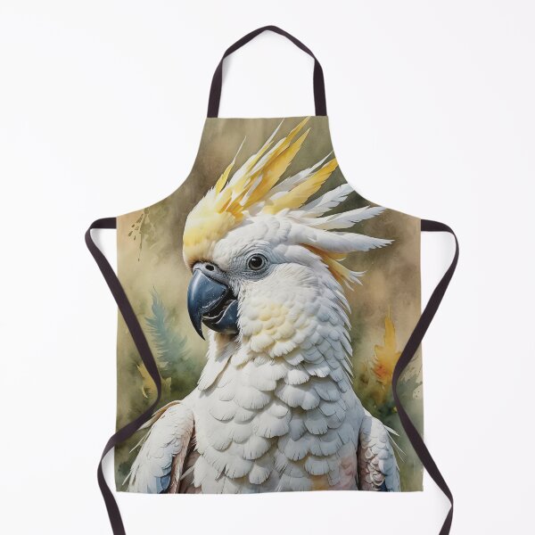 Item preview, Cockatoo Watercolor Wildlife Bird Art designed and sold by MaverlyShop.