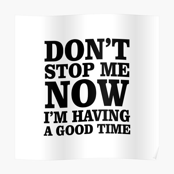 Don't Stop Poster