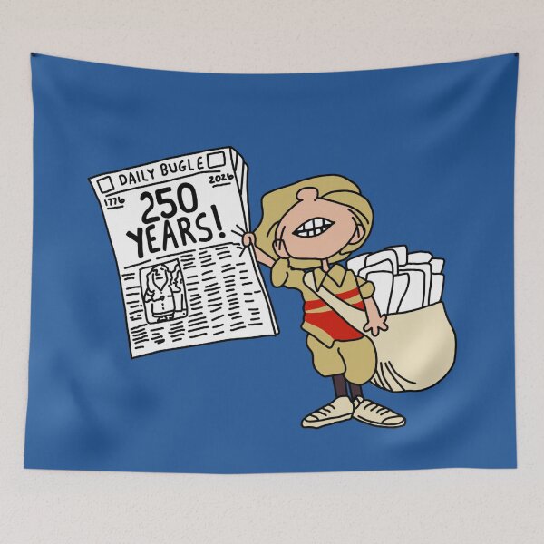 Item preview, 250 Years! Newsboy  designed and sold by Unhinged Heather.