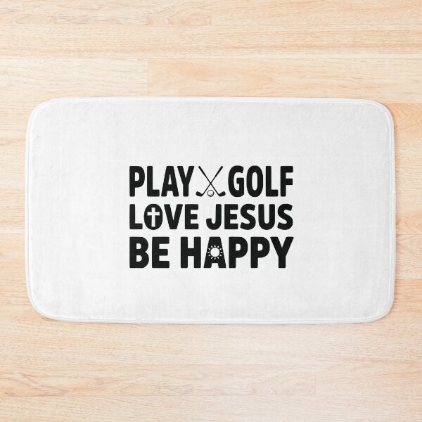 Item preview, Play Golf Love Jesus Be Happy Christian Golfer designed and sold by GCFULLA.
