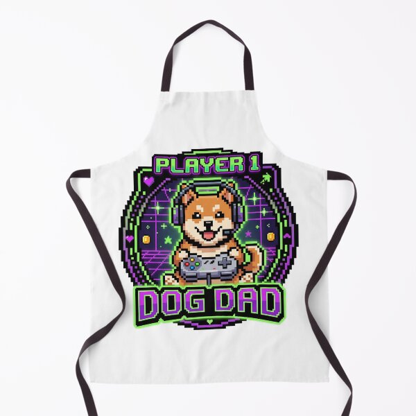 Item preview, Gamer Dog Dad Shirt | Gaming Father Gift - Player 1 Dog Dad Controller designed and sold by Osmose-Studio.