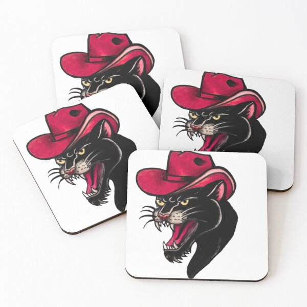 Item preview, Black Panther with Cowboy Hat designed and sold by Ideniquo.