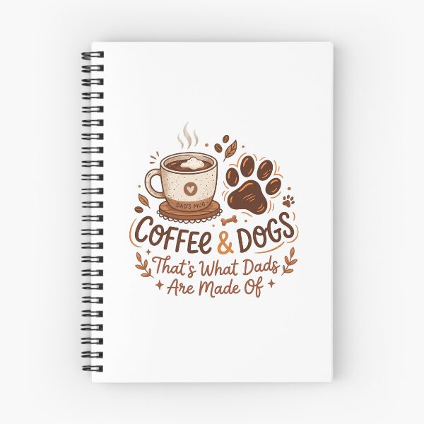 Item preview, Coffee And Dogs Dad Shirt | Morning Routine Dog Father Gift - Caffeinated Dog Dad designed and sold by Osmose-Studio.