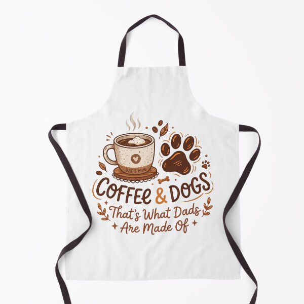 Item preview, Coffee And Dogs Dad Shirt | Morning Routine Dog Father Gift - Caffeinated Dog Dad designed and sold by Osmose-Studio.