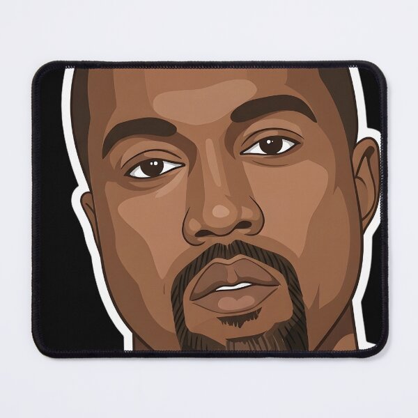 Item preview, Kanye West Vector Illustration designed and sold by Boruto1231.