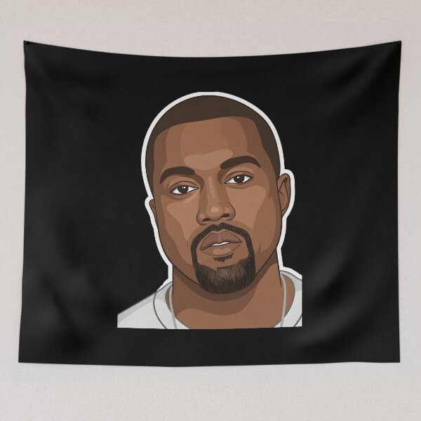 Item preview, Kanye West Vector Illustration designed and sold by Boruto1231.