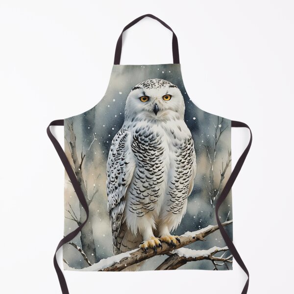 Item preview, Snowy Owl Watercolor Wildlife Bird Art designed and sold by MaverlyShop.