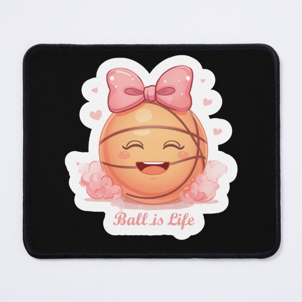 Item preview, Basketball Pastel Pink Vibes - Ball Is Life designed and sold by madebyjulia7.