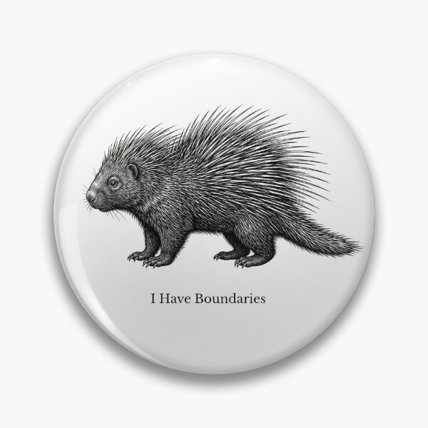 Item preview, Porcupine – I Have Boundaries designed and sold by lazydogonline.