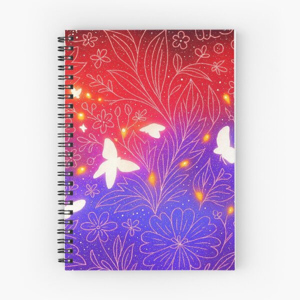 Item preview, Magical Fireflies and Butterflies in Enchanted Forest designed and sold by Lougud.