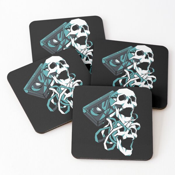 Item preview, Psychological Horror Cursed VHS Tape Screaming Skull designed and sold by EKHOAISTORE.