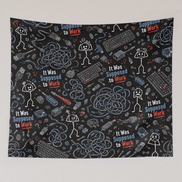 Item preview, It Was Supposed to Work – Hardware Chaos Pattern designed and sold by DebugLab.