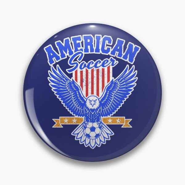 Item preview, American Soccer Vintage Eagle Emblem For Sports Fans designed and sold by roarsomethings.