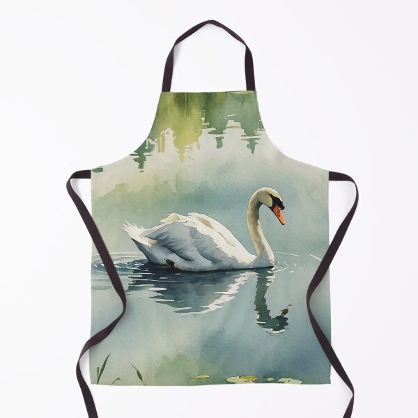 Item preview, Swan Watercolor Wildlife Bird Art designed and sold by MaverlyShop.