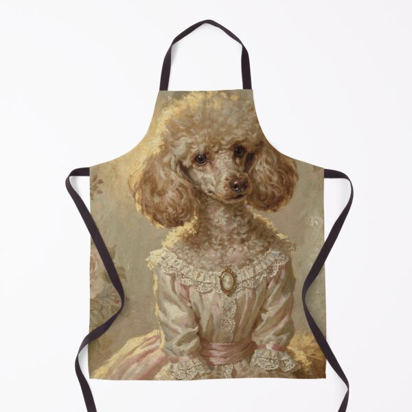 Item preview, Poodle Portrait Vintage Dog Painting designed and sold by VelarisMoon.