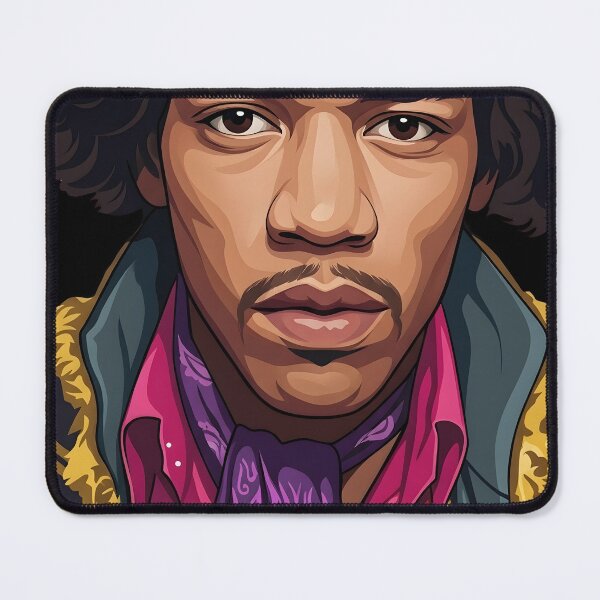 Item preview, Jimi Hendrix Vector Illustration designed and sold by Boruto1231.