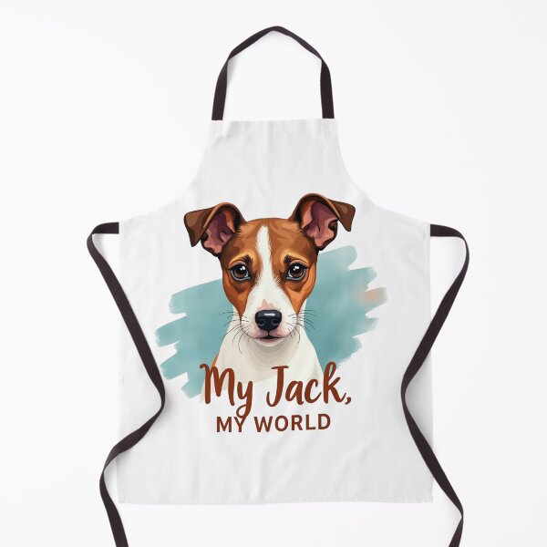 Item preview, Jack Russell Terrier with My Jack, My World text designed and sold by Prints by Mat.