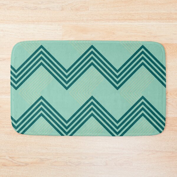 Item preview, Green Creative Waves 94 - Mid Century design designed and sold by StefanStudioArt.