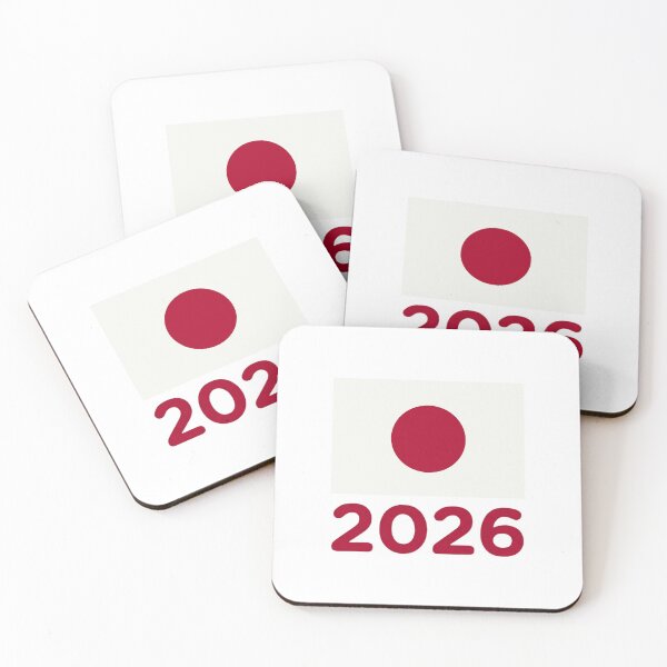 Item preview, Japan Flag 2026 | Japan Football Supporter Design, Soccer Fan Shirt, Stickers, Mugs, Tapestry designed and sold by 21 Tulips.