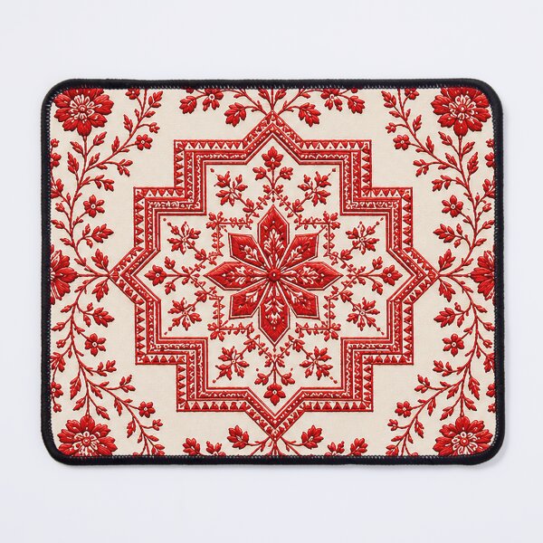 Item preview, Palestine Tatreez Mihrab Arch and Tree of Life Embroidery designed and sold by BrainCurves.