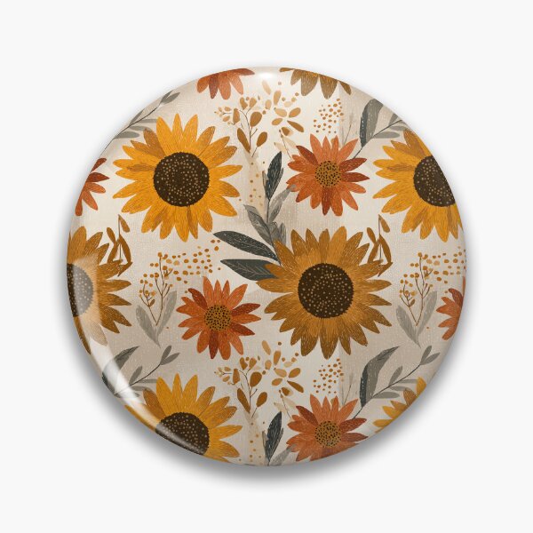 Item preview, Bold Sunflower Floral  - Birth Flower Pattern - Anniversary Gifts For Husband designed and sold by RoyalStarsPatts.
