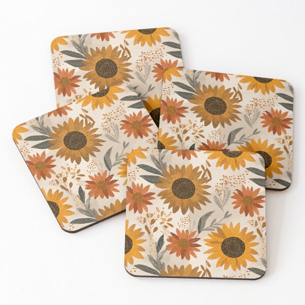 Item preview, Bold Sunflower Floral  - Birth Flower Pattern - Anniversary Gifts For Husband designed and sold by RoyalStarsPatts.