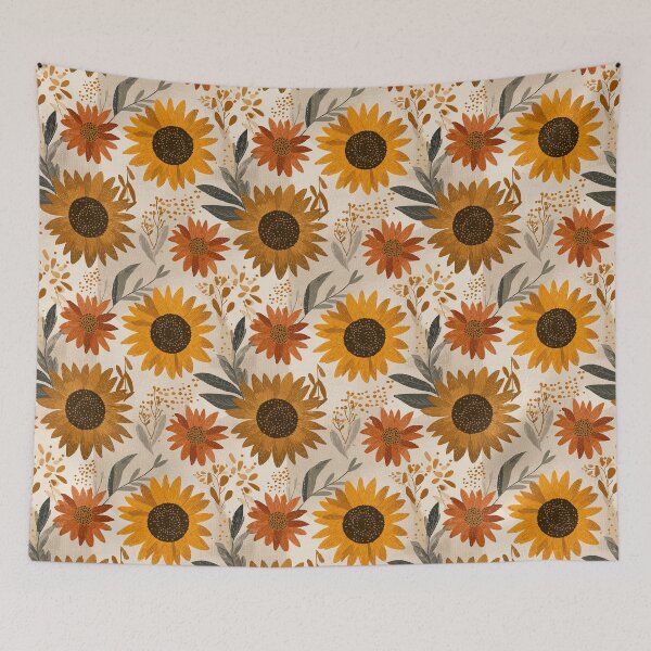 Item preview, Bold Sunflower Floral  - Birth Flower Pattern - Anniversary Gifts For Husband designed and sold by RoyalStarsPatts.