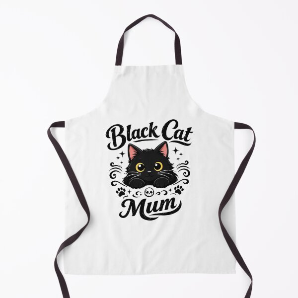 Item preview, Black cat mum print gift black cat owners  designed and sold by Tee Visions.