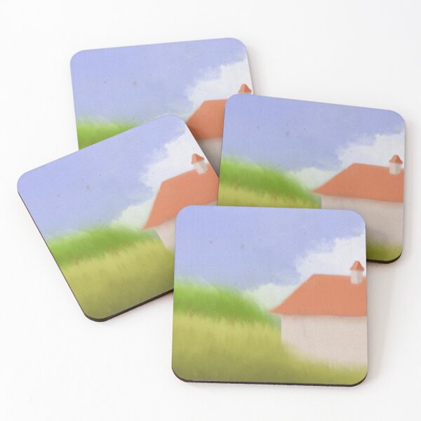Item preview, Peaceful Countryside Landscape Painting designed and sold by EsmArtUniverse.