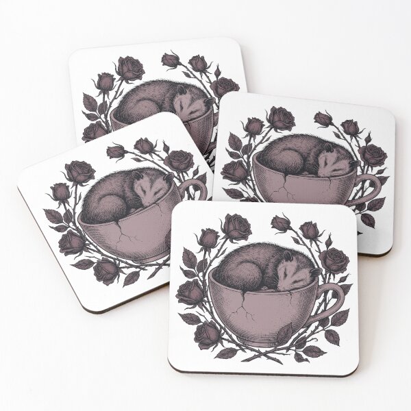 Item preview, Emotional Support Possum - Vintage Dark Academia Art designed and sold by Retro Mood Co.