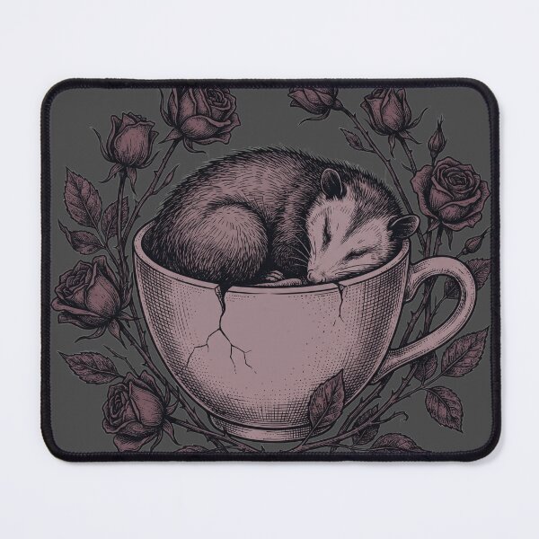 Item preview, Emotional Support Possum - Vintage Dark Academia Art designed and sold by Retro Mood Co.