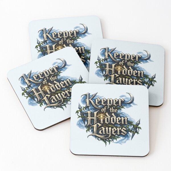 Item preview, Keeper of the Hidden Layers - Gothic Deep Learning Design designed and sold by Nerd Romance Café.