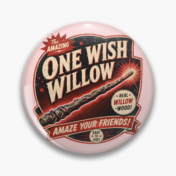 Item preview, One Wish Willow Retro Ad - Obsession Movie Magic Wand  designed and sold by RedVista.