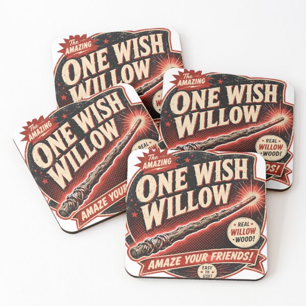 Item preview, One Wish Willow Retro Ad - Obsession Movie Magic Wand  designed and sold by RedVista.