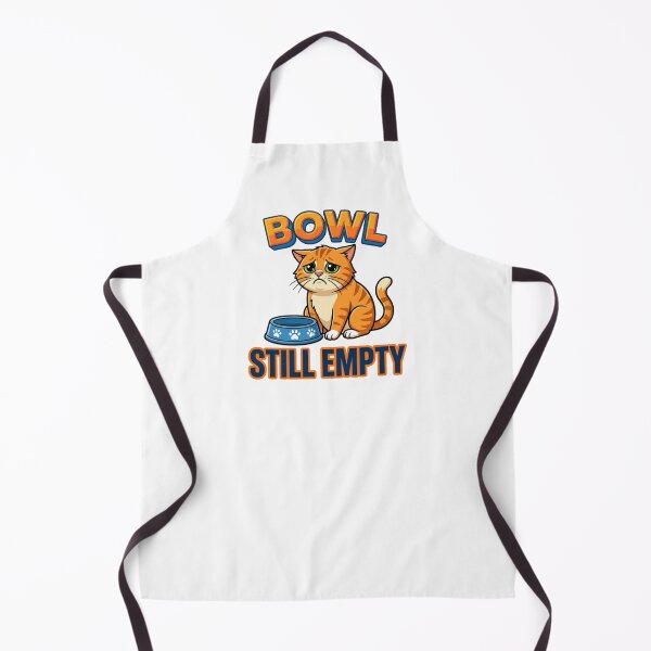 Item preview, Empty Bowl Tabby Cat  designed and sold by Wild Creative Art.