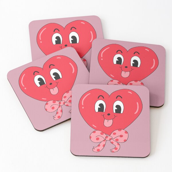 Item preview, Red Silly Heart with Bow (Purple) designed and sold by yellowflowerhut.