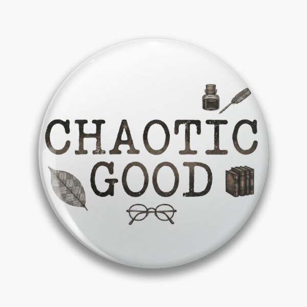 Item preview,  Chaotic Good - Dark Academia Typewriter Quote designed and sold by Retro Mood Co.