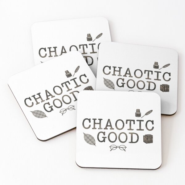 Item preview,  Chaotic Good - Dark Academia Typewriter Quote designed and sold by Retro Mood Co.