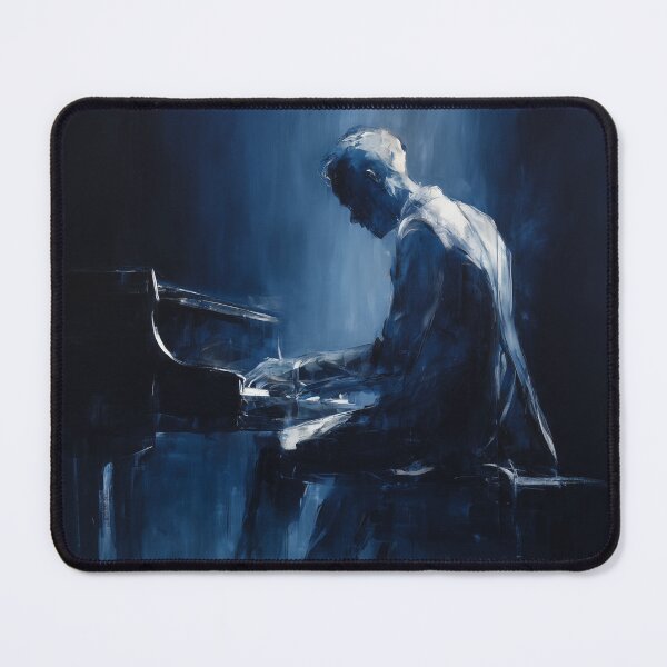 Item preview, Abstract Pianist in Midnight Blue designed and sold by Rtymer.