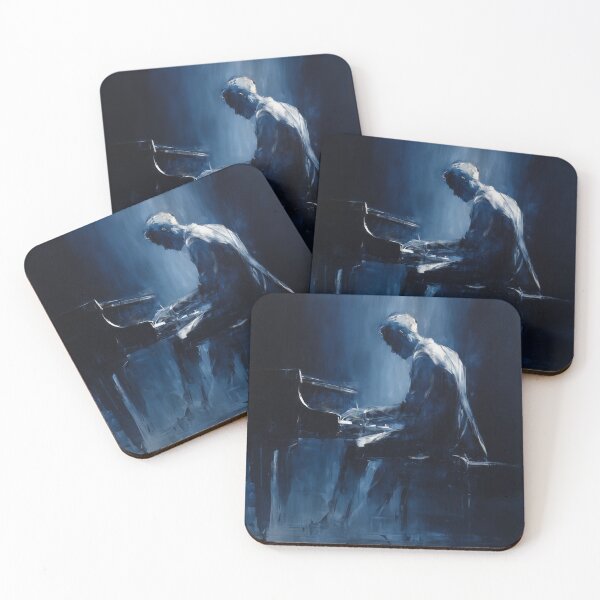 Item preview, Abstract Pianist in Midnight Blue designed and sold by Rtymer.