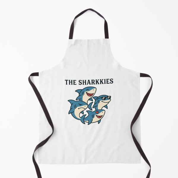 Item preview, The Sharkkies - Funny Cartoon Shark Squad Moods designed and sold by Abderraim.