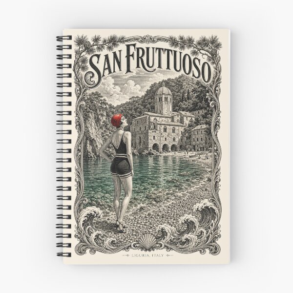 Item preview, San Fruttuoso, Liguria, Italy [Wood Engraving] designed and sold by elektronen.