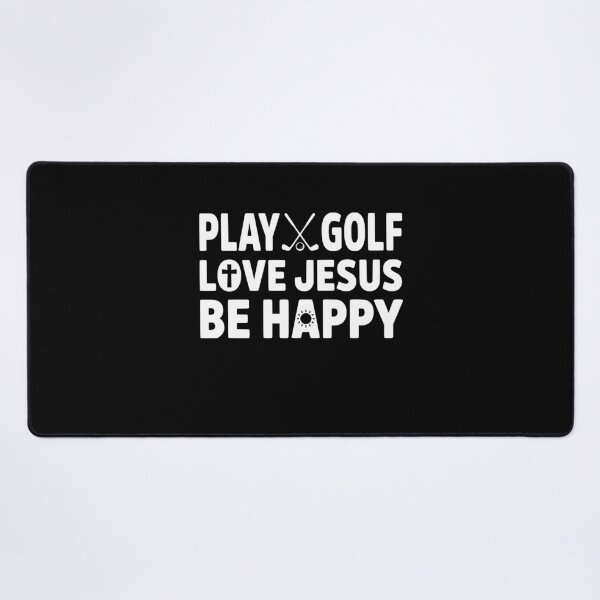 Item preview, Play Golf Love Jesus Be Happy Christian Golfer designed and sold by GCFULLA.