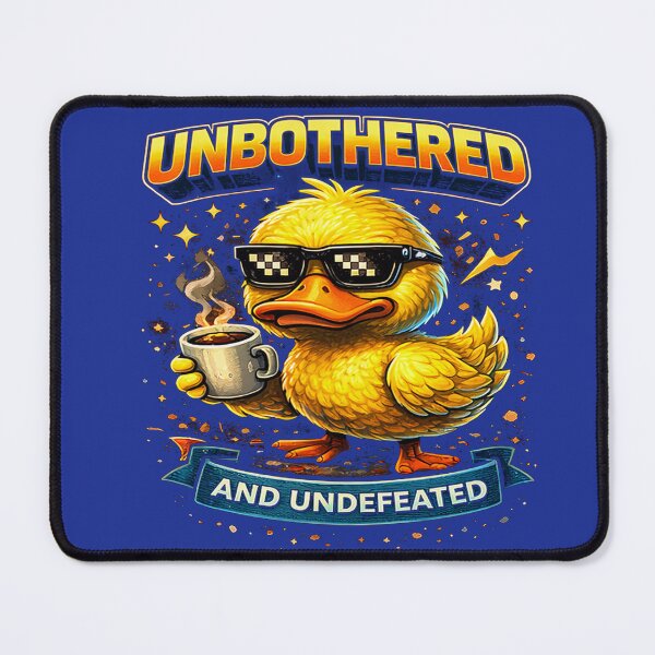 Item preview, Unbothered and Undefeated Duck T-Shirt | Confident Attitude Duck Graphic | Funny Motivational Duck Streetwear Design designed and sold by FunkyVista.