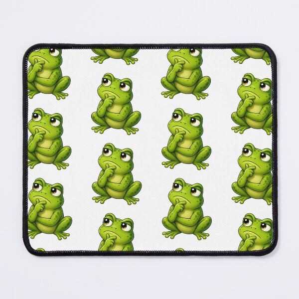 Item preview, Thinking Frog Sticker | Funny Deep Thought designed and sold by Creativeeworld777.