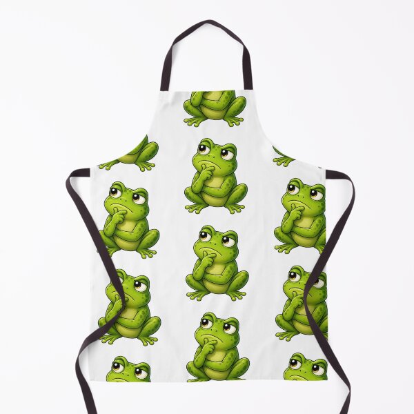 Item preview, Thinking Frog Sticker | Funny Deep Thought designed and sold by Creativeeworld777.